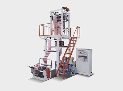 SJ45x2/50x2/55x2 Double Colos Strip PE Film Blowing Machine